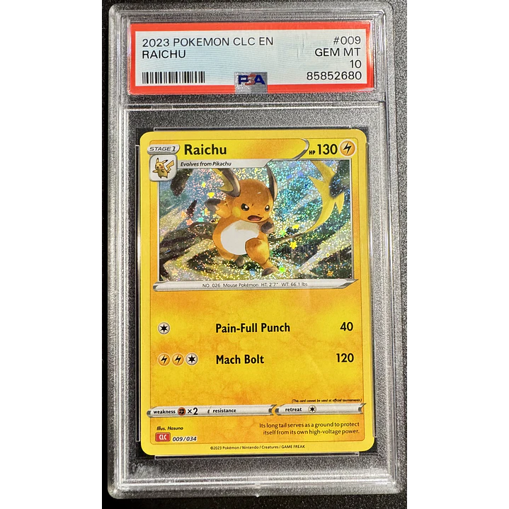 Raichu [Holo] #9/34 Pokémon TCG Classic: Charizard Deck (PSA 10) 1