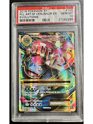 M Venusaur EX #100/108 Pokémon Evolutions (PSA 10)
