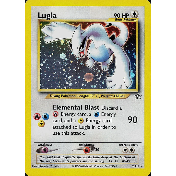 Lugia #9/111 Pokémon Neo Genesis 1