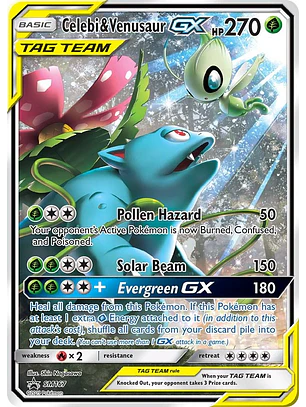 Celebi & Venusaur GX #SM167 Pokemon Promo