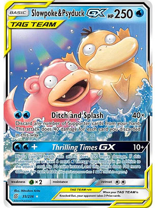 Slowpoke & Psyduck GX #35/236 Pokémon Unified Minds 