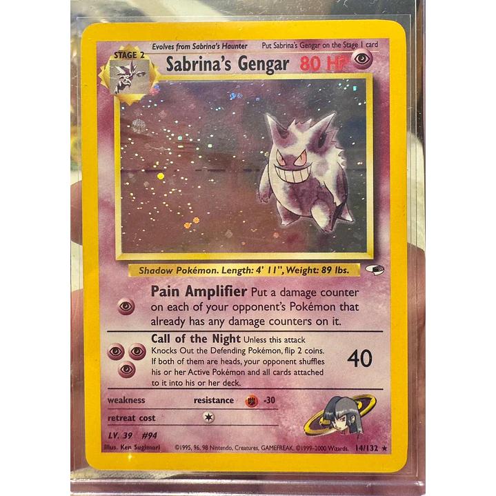 Sabrina's Gengar #14/132 Pokémon Gym Heroes 1