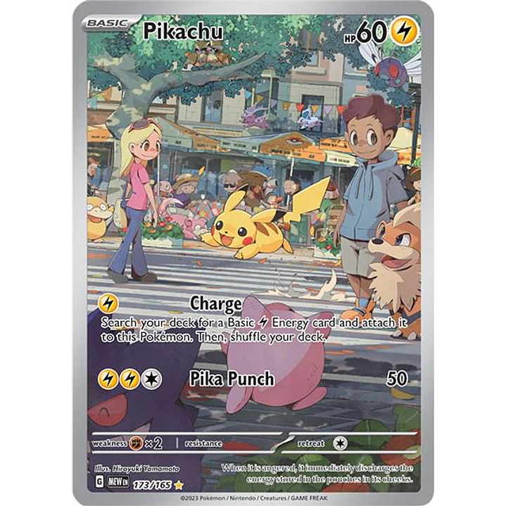 Pikachu #173/165 Pokémon Scarlet & Violet 151 1
