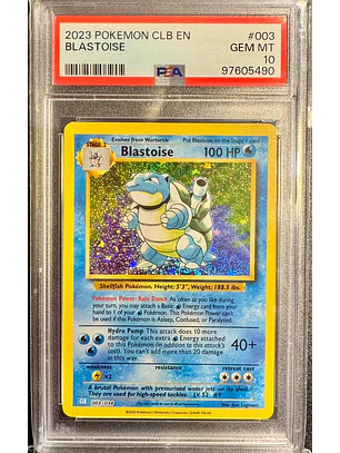 Blastoise #3/34 Pokémon TCG Classic CLB (PSA 10)