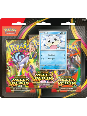 [PREVENTA 06/11/2026] Mega Evolution - Delta Reign - 3-Pack Blister - Inglés