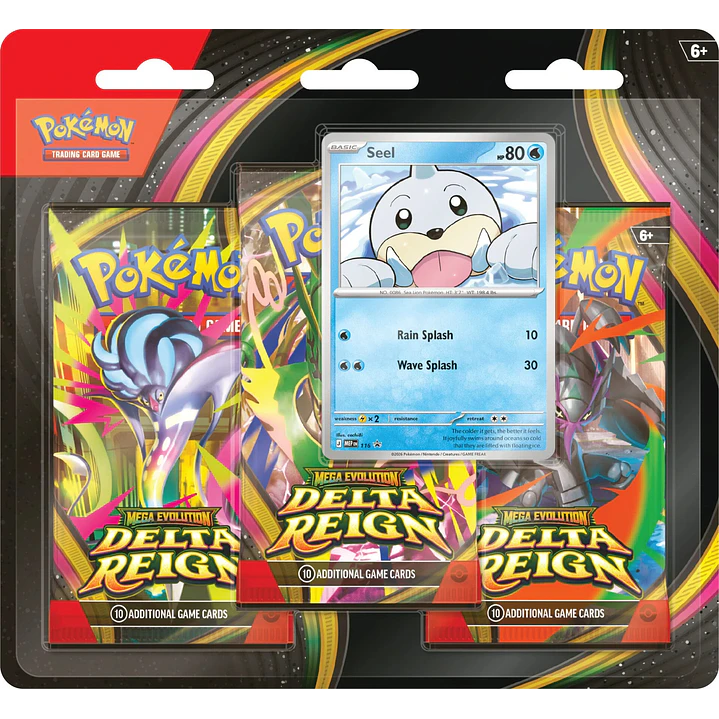 [PREVENTA 06/11/2026] Mega Evolution - Delta Reign - 3-Pack Blister - Inglés 1