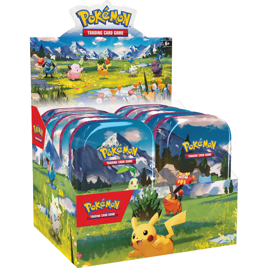 MEGA EVOLUTION - ASCENDED HEROES -DISPLAY MINI TIN - INGLÉS 1