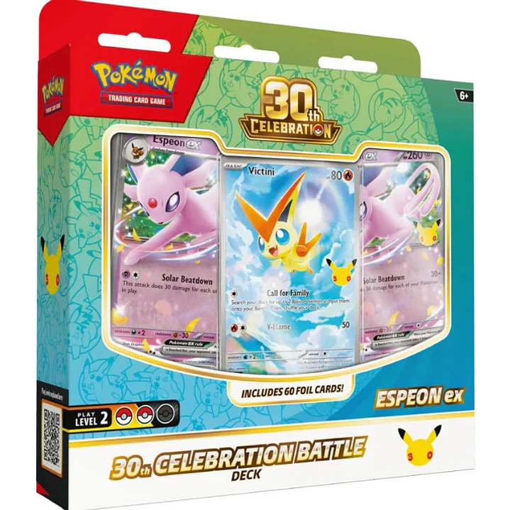 [PREVENTA 30/10/26] 30th Celebration - Ex Battle Deck (Espeon) – Inglés 1