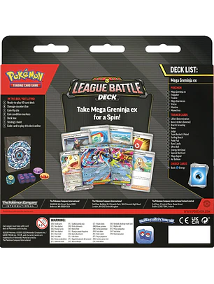 [PREVENTA 13/11/2026] MEGA GRENINJA EX LEAGUE BATTLE DECK (2026)