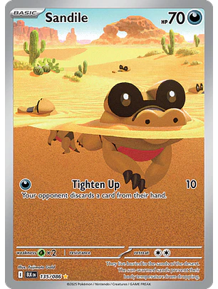 Sandile #135/86 Black Bolt