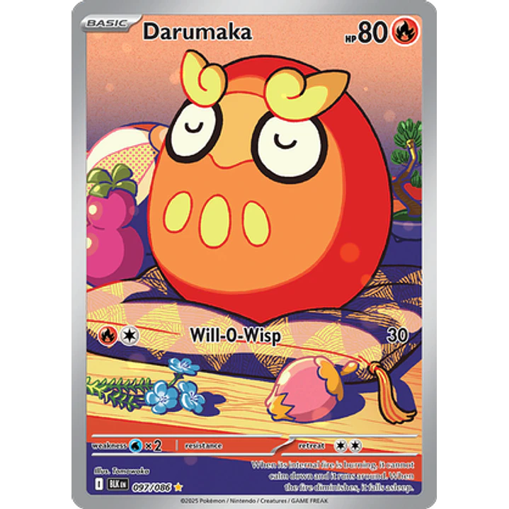 Darumaka #97/86 Black Bolt 1