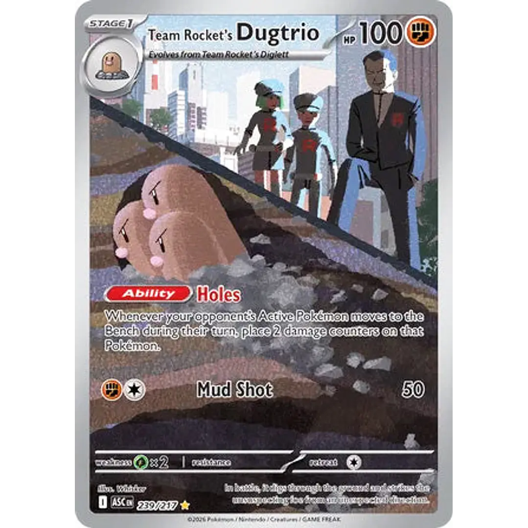 Team Rocket's Dugtrio - 239/217 Ascended Heroes 1