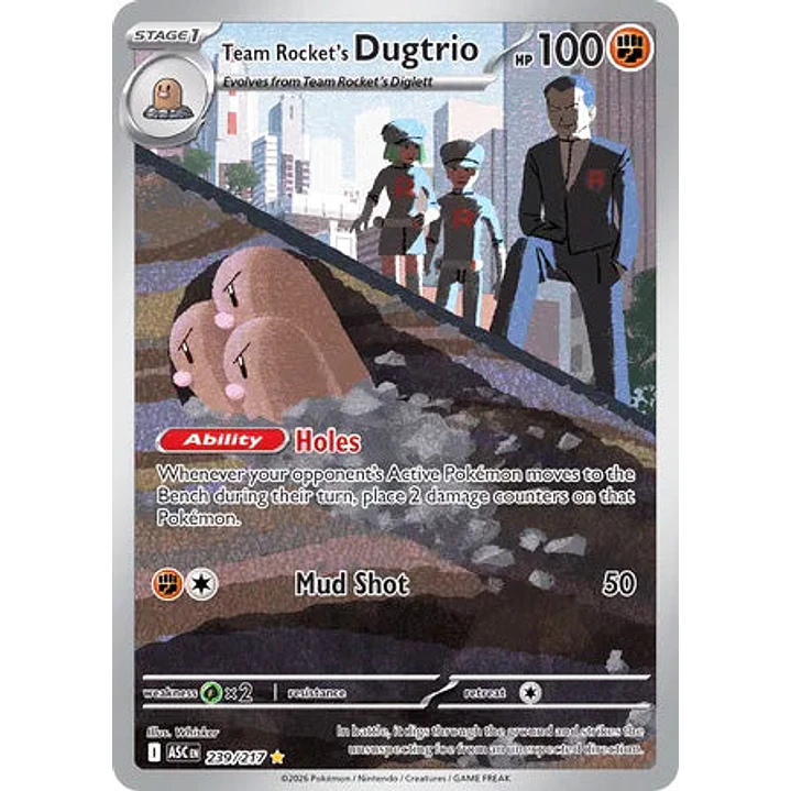 Team Rocket's Dugtrio - 239/217 Ascended Heroes 1