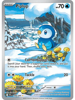 Piplup #98/94 Phantasmal Flames