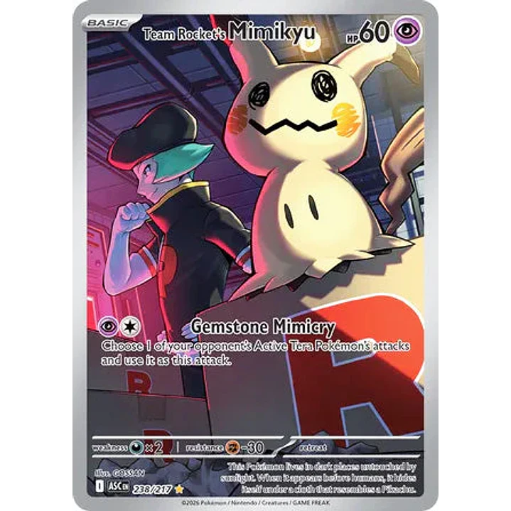Team Rocket's Mimikyu - 238/217 Ascended Heroes 1