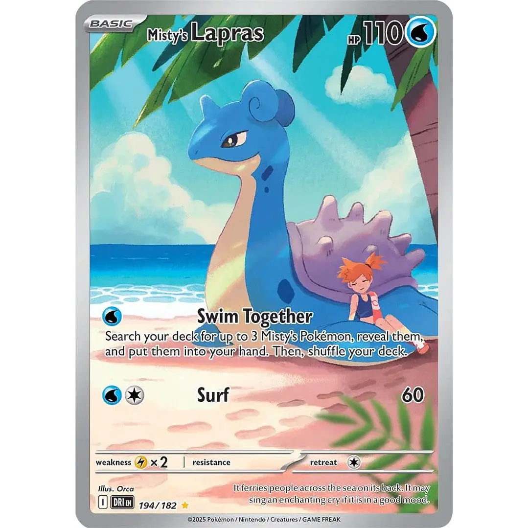 Misty's Lapras #194/182 1