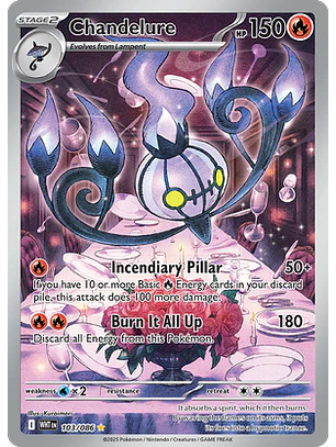 Chandelure #103/86 White Flare