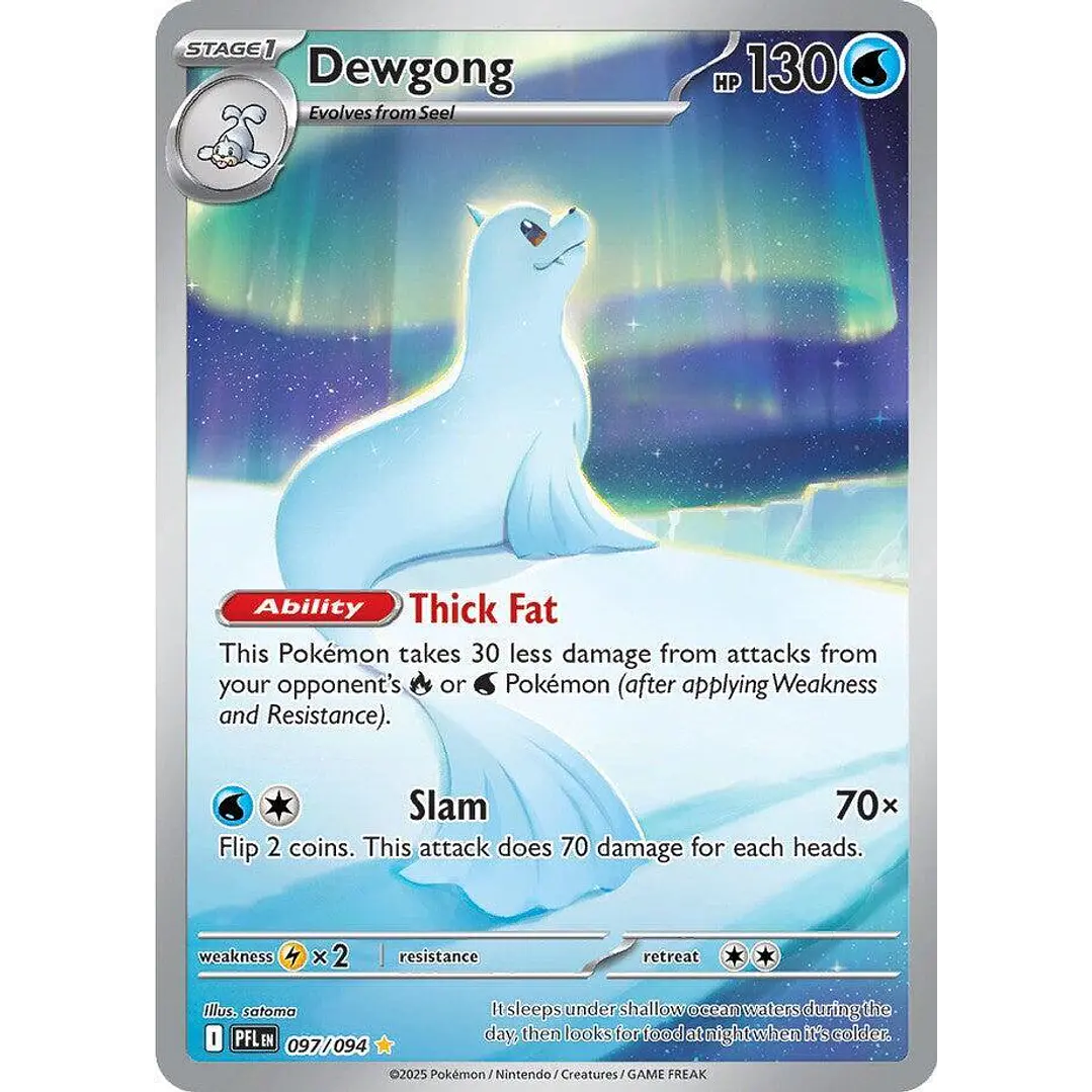 Dewgong #97/94 Phantasmal Flames 1