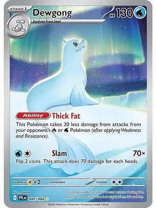 Dewgong #97/94 Phantasmal Flames