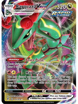 Rayquaza VMAX #111/203 Pokémon Evolving Skies