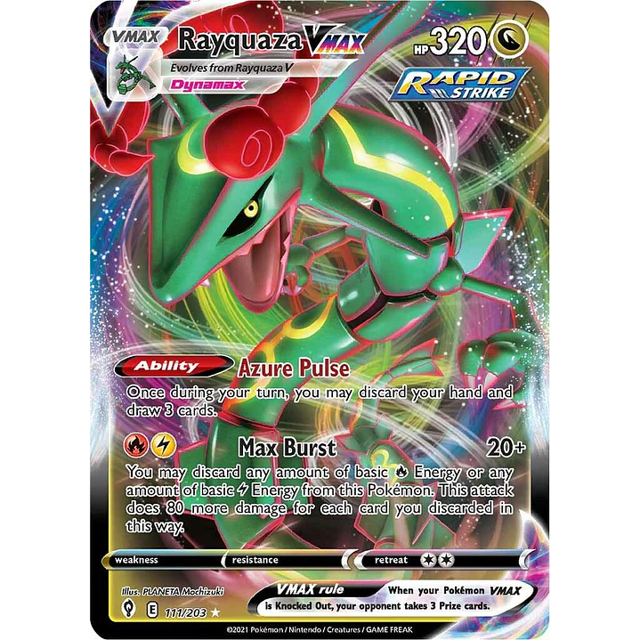 Rayquaza VMAX #111/203 Pokémon Evolving Skies 1