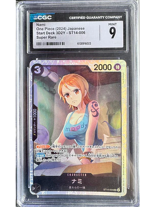 Nami ST14-006 One Piece Japanese Starter Deck (CGC 9)