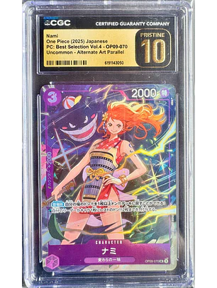 Nami [Best Selection] OP09-070 One Piece Japanese (CGC PRISTINE 10)