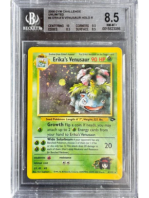 Erika's Venusaur #4/132 Pokémon Gym Challenge (Beckett 8,5)
