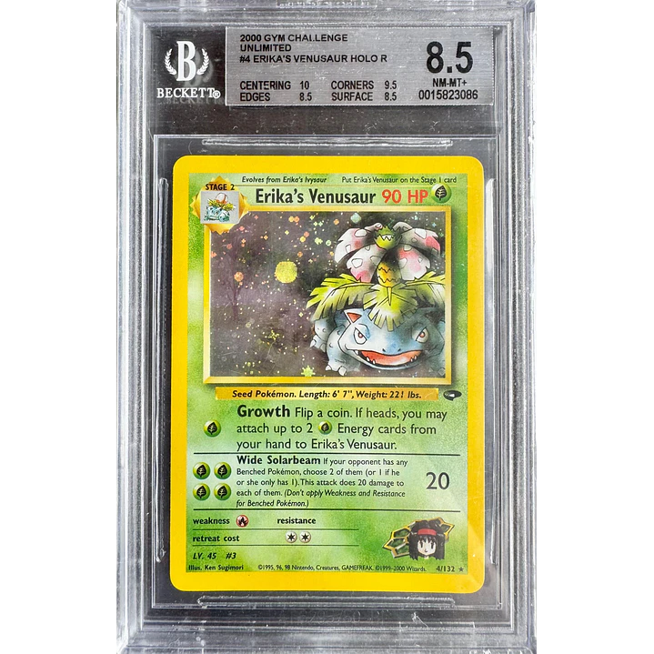 Erika's Venusaur #4/132 Pokémon Gym Challenge (Beckett 8,5) 1