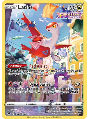 Latias #GG20/GG70 Pokémon Crown Zenith