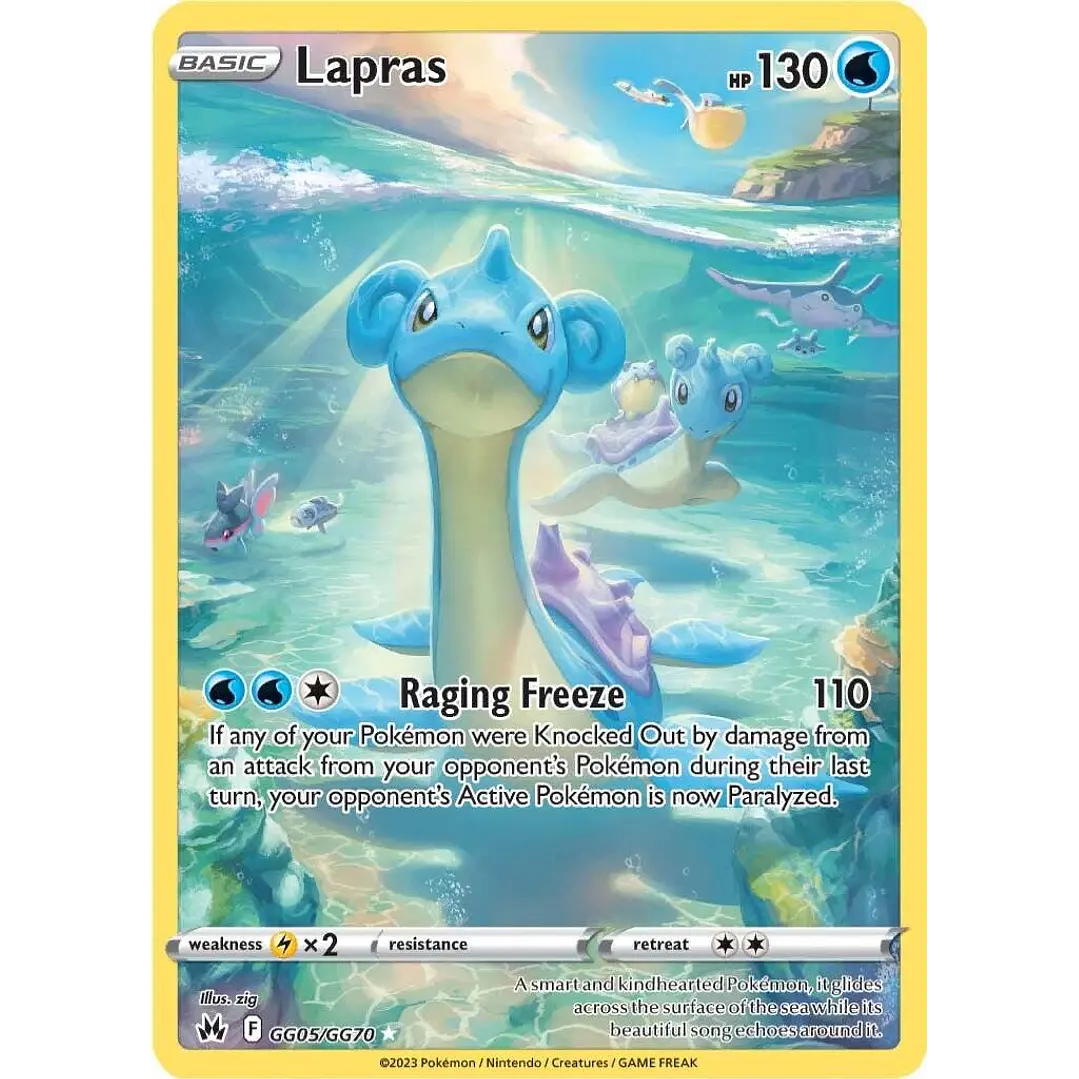 Lapras #GG05/GG70 Pokémon Crown Zenith 1