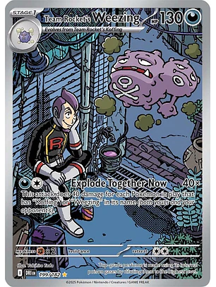 Team Rocket's Weezing #199/182