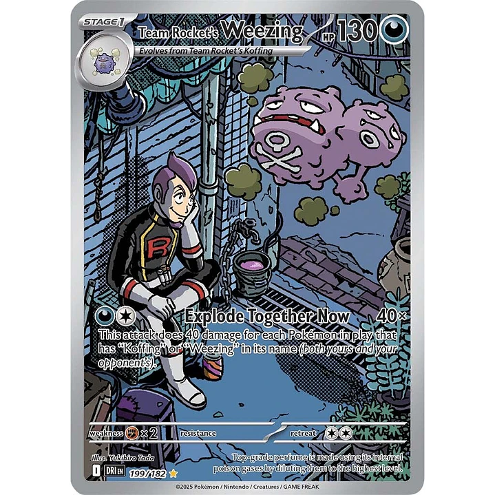 Team Rocket's Weezing #199/182 1