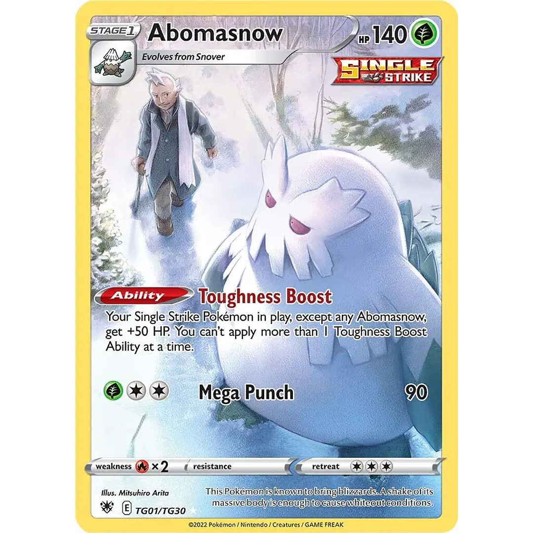 Abomasnow #TG01/TG30 Pokémon Astral Radiance 1