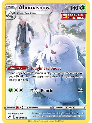 Abomasnow #TG01/TG30 Pokémon Astral Radiance