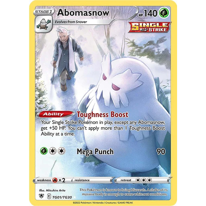 Abomasnow #TG01/TG30 Pokémon Astral Radiance 1
