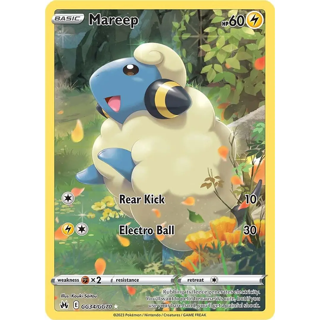 Mareep #GG34/GG70 Pokémon Crown Zenith 1