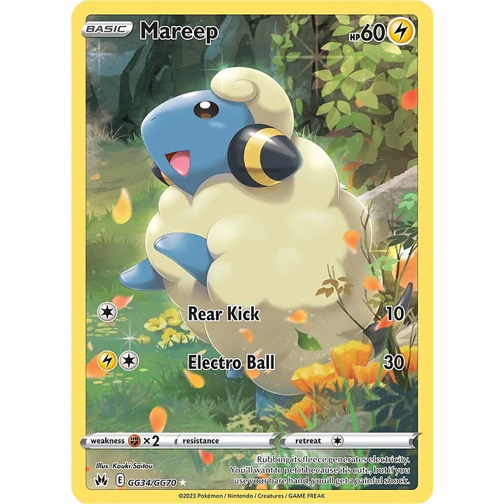 Mareep #GG34/GG70 Pokémon Crown Zenith 1