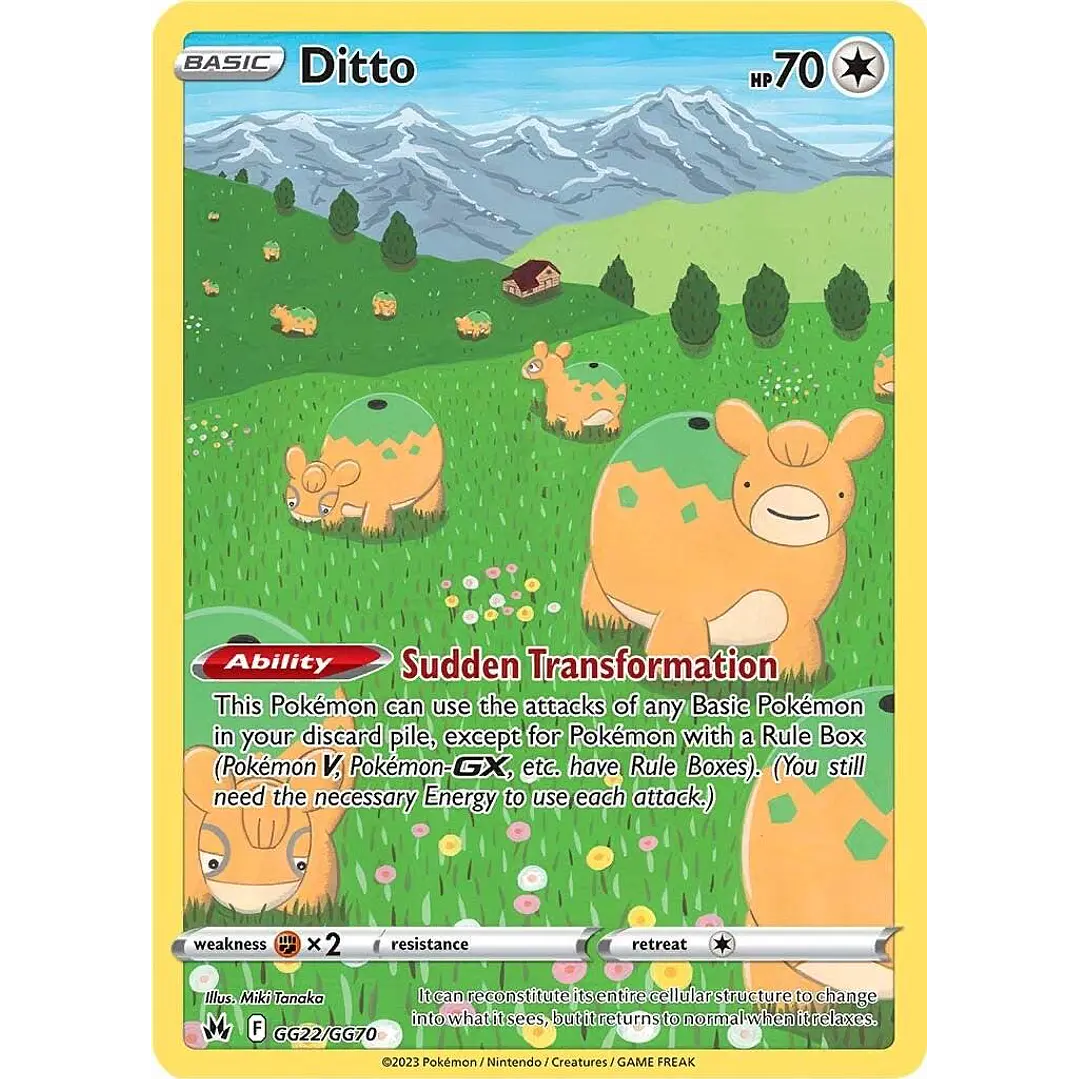 Ditto #GG22/GG70 Pokémon Crown Zenith 1