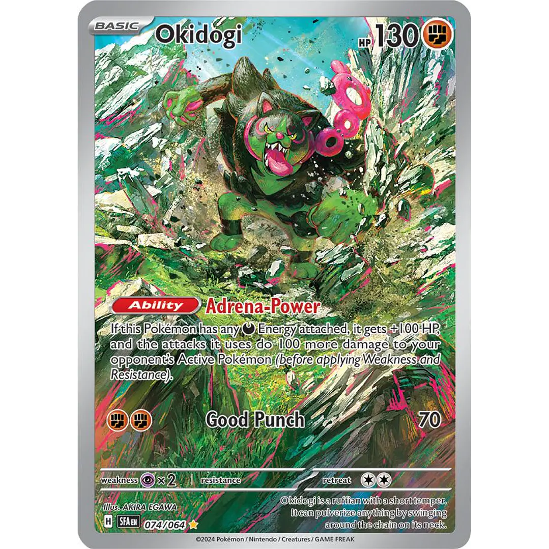 Okidogi #74/64 Pokémon Shrouded Fable 1