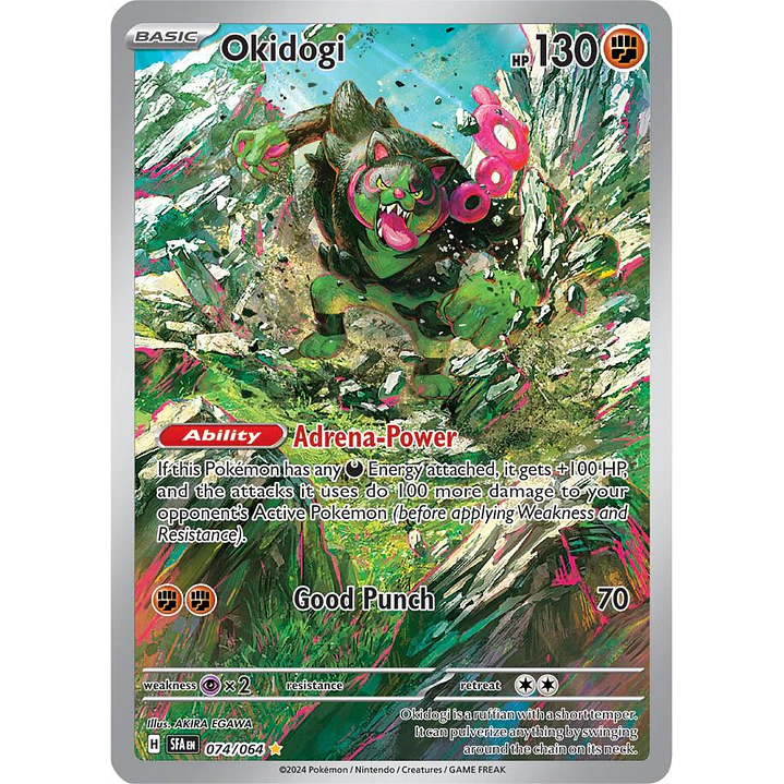 Okidogi #74/64 Pokémon Shrouded Fable 1