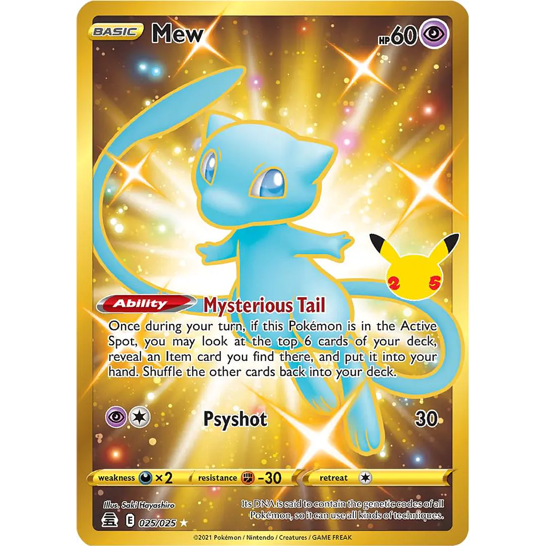 Mew #25/25 Pokémon Celebrations 1