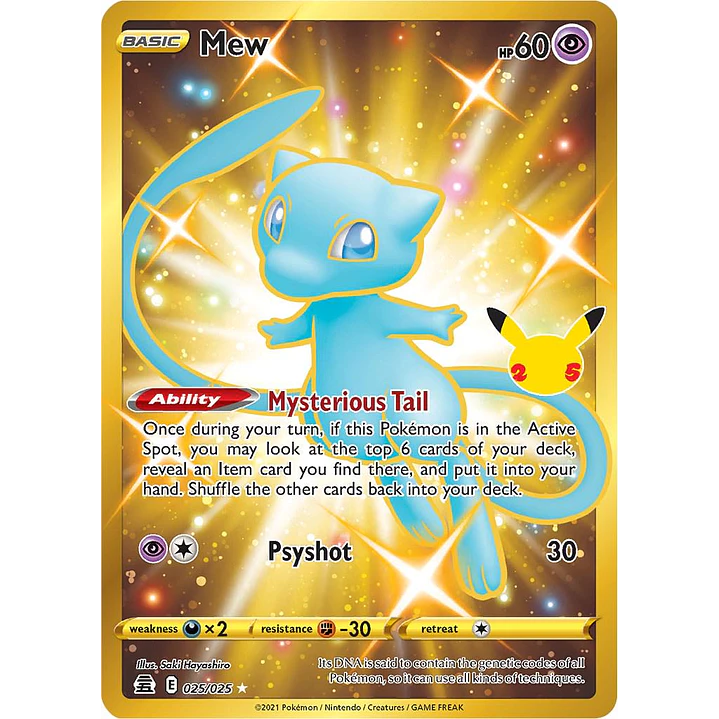Mew #25/25 Pokémon Celebrations 1