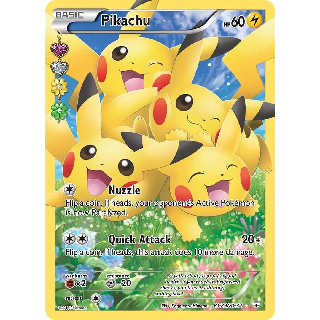 Pikachu #RC29/RC32 Pokémon Generations 1