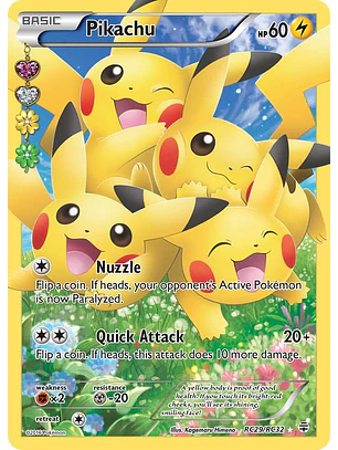Pikachu #RC29/RC32 Pokémon Generations