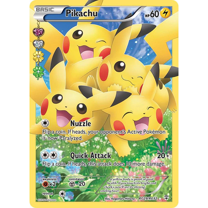 Pikachu #RC29/RC32 Pokémon Generations 1