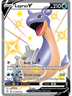 Lapras V #SV110/SV122 Pokémon Shining Fates