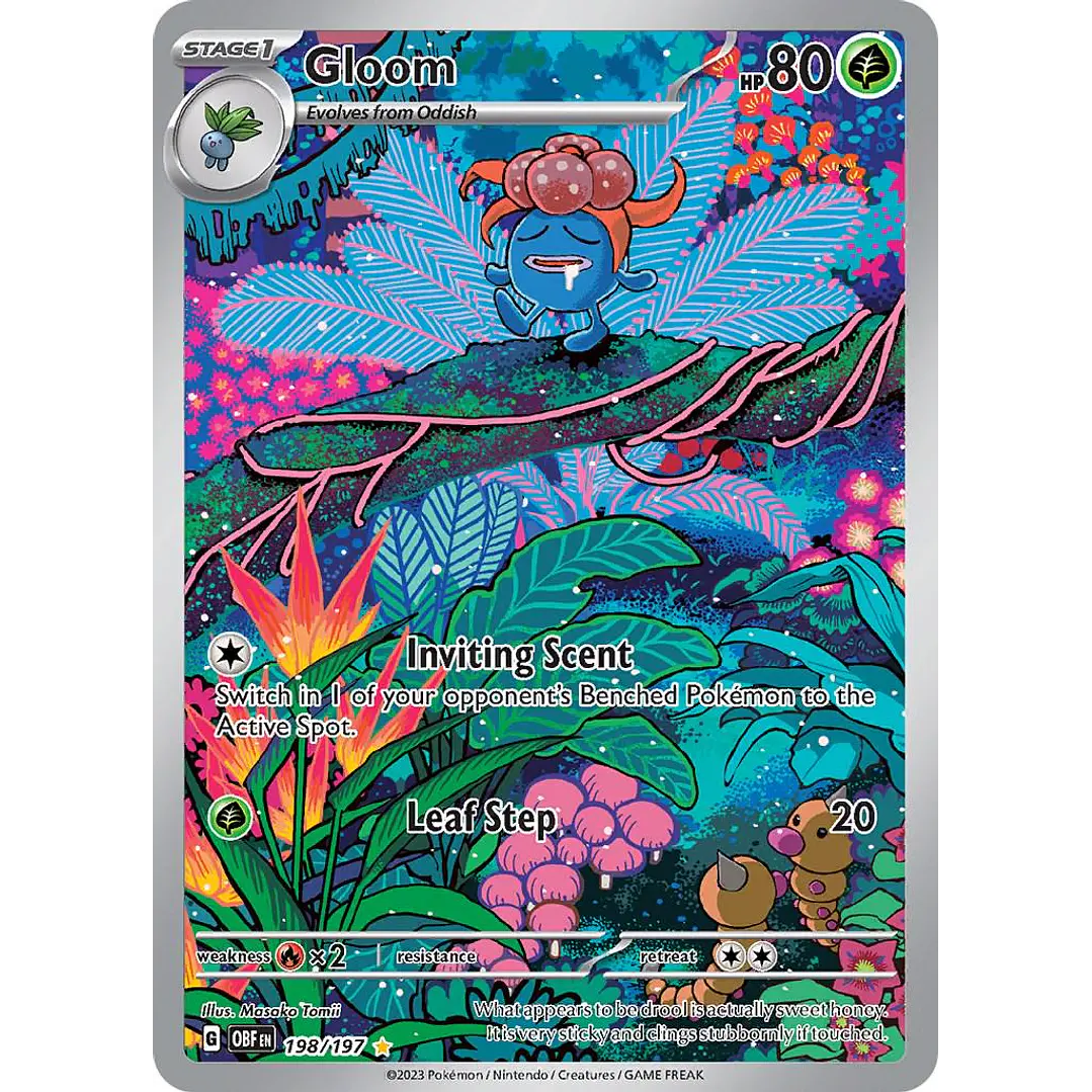 Gloom #198/197 Pokémon Obsidian Flames 1