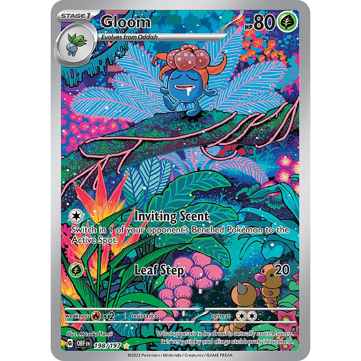 Gloom #198/197 Pokémon Obsidian Flames 1