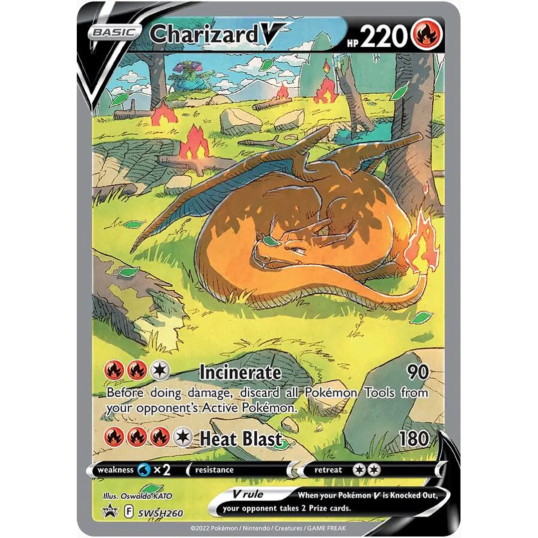 Charizard V #SWSH260 Pokémon Promo 1